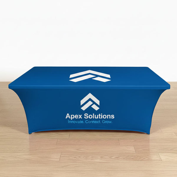 Custom Stretch Table Covers | Fitted Printed Tablecloths for Events ...