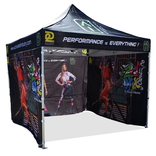 full printed frame tent