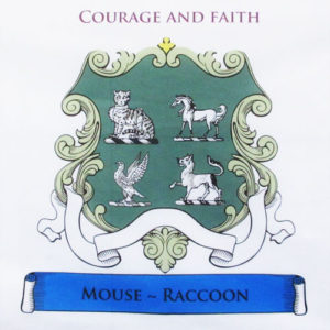 Family crest raccoon