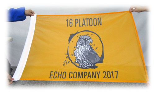 custom platoon flag
