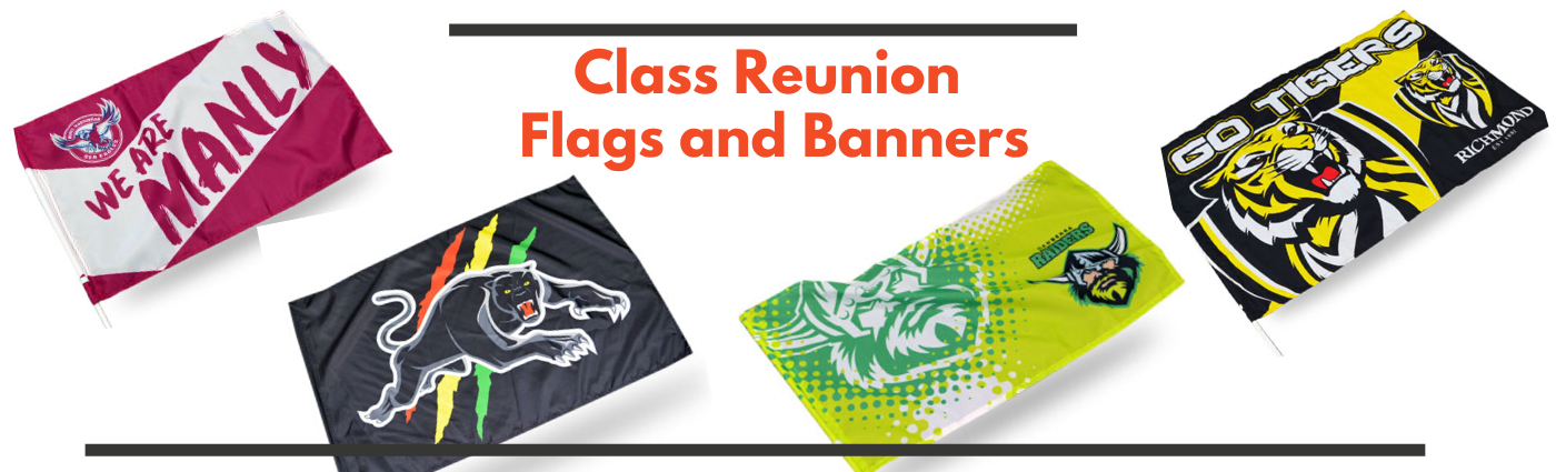 class reunion custom flags and banners